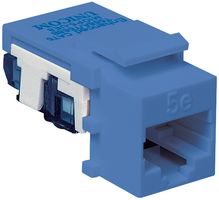 CAT6 RJ45 MODULAR JACK, 8POS, 1 PORT; CONNECTOR TYPE:RJ45; SERIES:MIOP5; GENDER:JACK; NO. OF CONTACTS:8; NO. OF POSITIONS:8; NO. OF PORTS:1; LAN CATEG