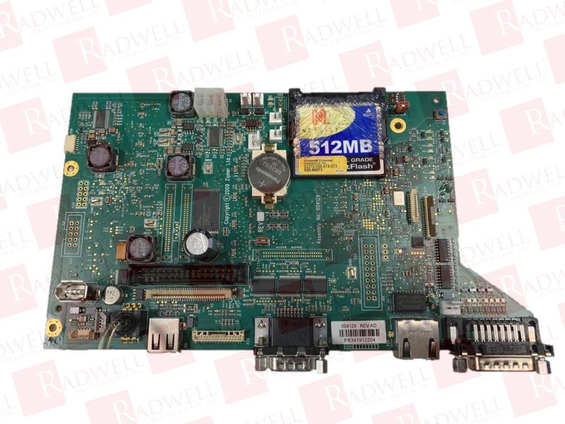  , PC BOARD, MAIN CONTROL CARD, 512 MB FLASH CARD, ETHERNET PORT