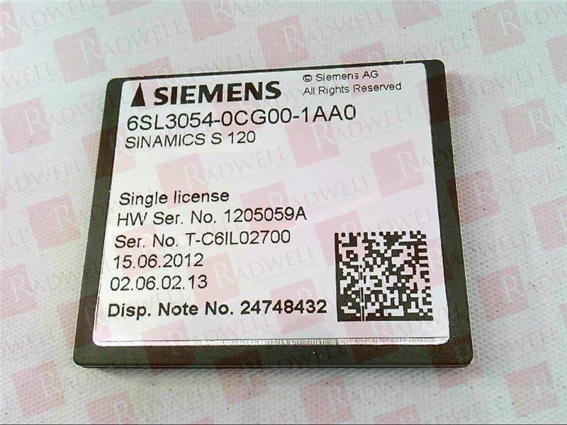 SIEMENS 6SL3054-0CG00-1AA0