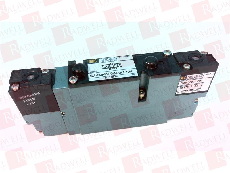 MAC VALVES INC 92A-FAB -000-DM-DDAP-1DM