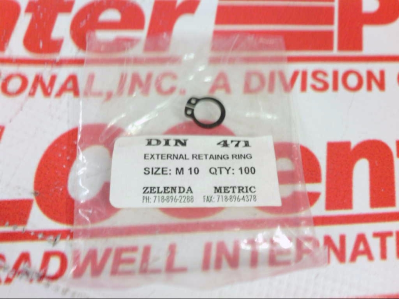 RETAINING RING EXTERNAL 10MM
