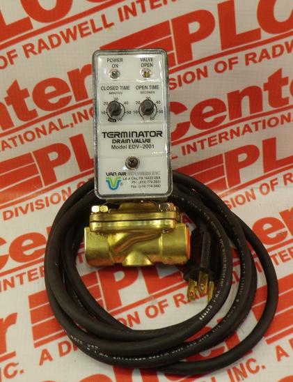 TERMINATOR DRAIN VALVE W/120V SOLENOID