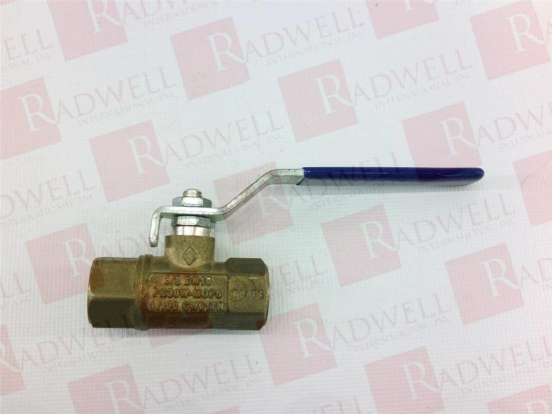 BALL VALVE BRASS FEMALE/FEMALE PORT 1/2IN NPT