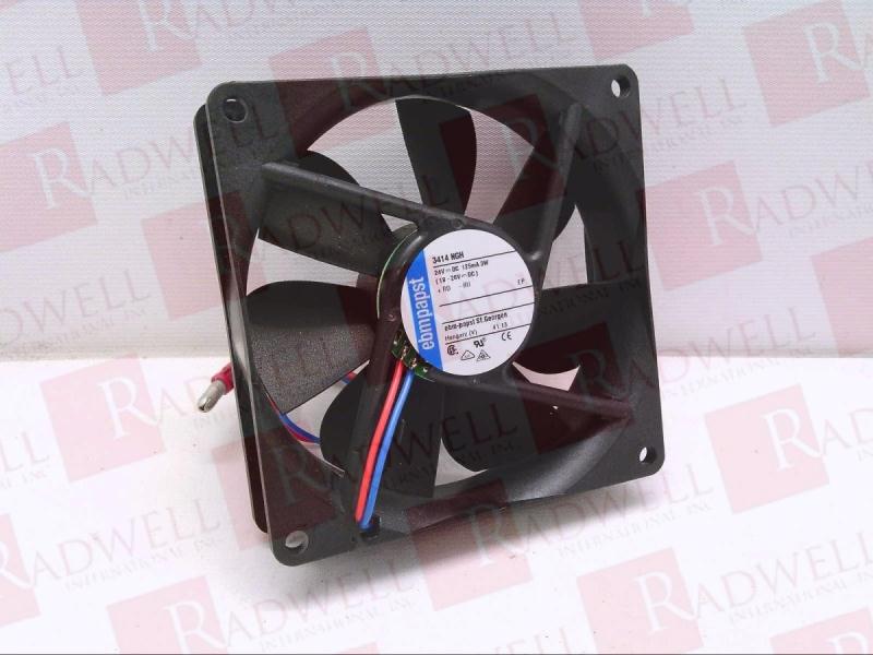 FAN, AXIAL, 24 VDC, 92X92X25 MM, 53.56 CFM, 3W, 3000 RPM, SB, IP20