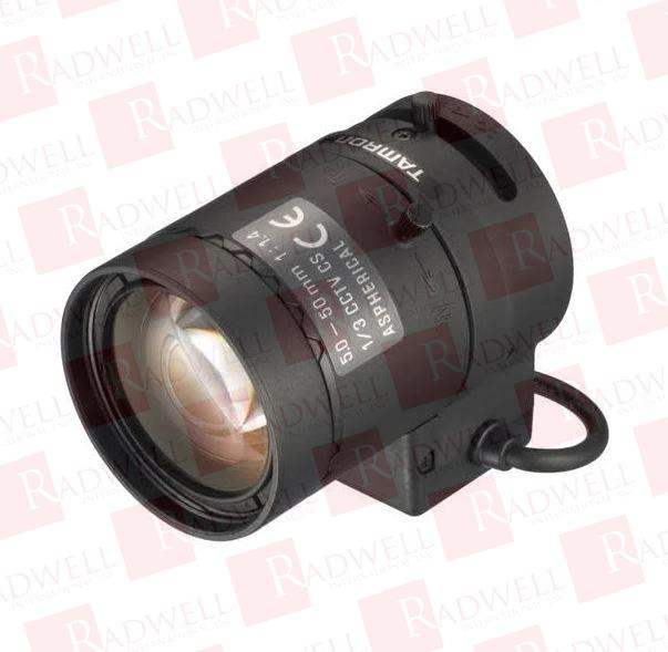 VARI-FOCAL LENS, CCTV LENS/HIGH RESOLUTION, 1/3 IN IMAGER SIZE, 5.0-50 MM FOCAL LENGTH, CS MOUNT, 1.4-360 APERTURE RANGE, MANUAL OPER, 0.3 M-INFINITY FOCUS RANGE, OPER RANGE:, 4.0V OPEN, 0.7 ...