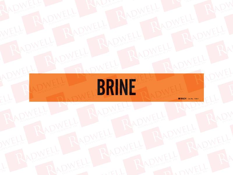 BRADY 7336-1