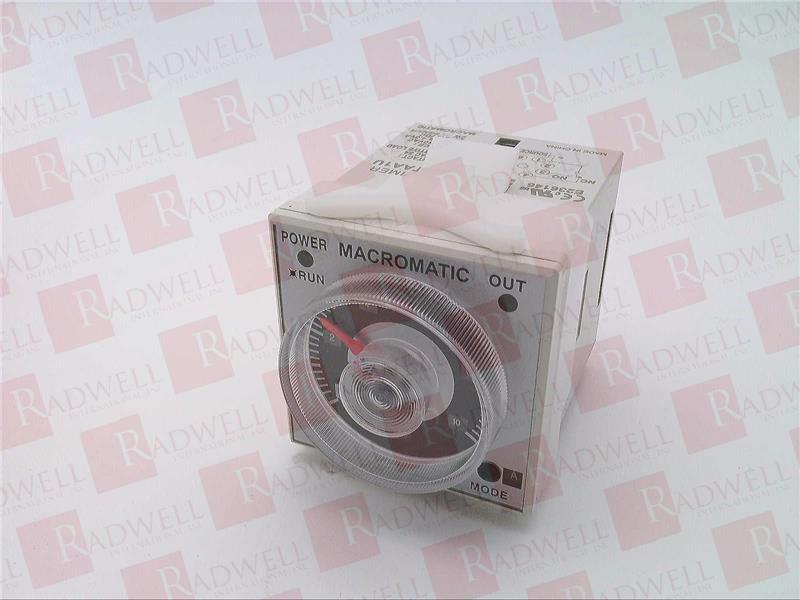 TIME DELAY RELAY, MULTI-FUNCTION, 24-240VDC 100-240VAC, (2) 5 AMP SPDT, 1/16 DIN
