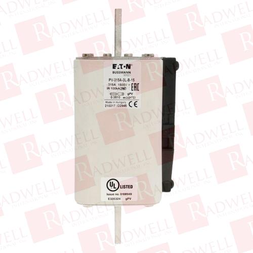 EATON CORPORATION PV-315A-3L-B-15