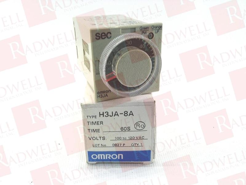 OMRON H3JA-8A AC100-120 60S