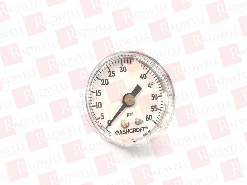 ASHCROFT 15W1005SH-01B-60# 