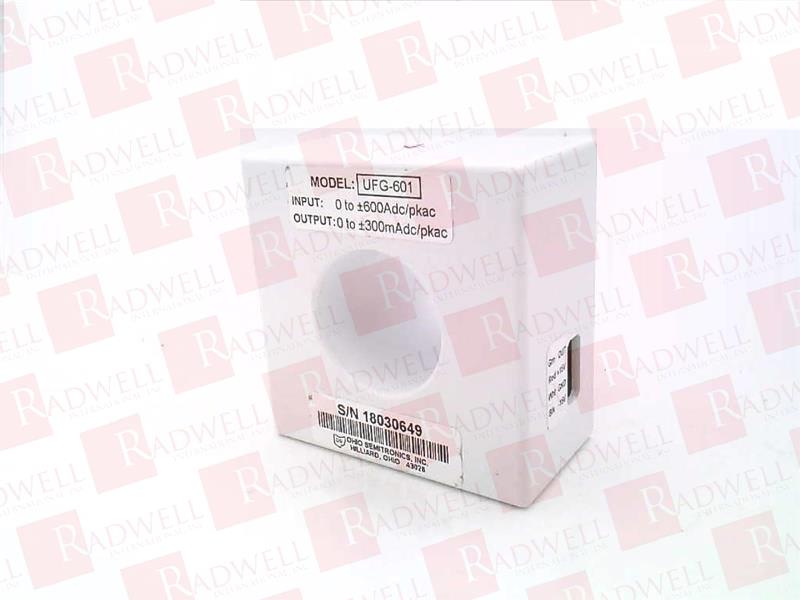TRANSDUCER,PRECISION AC/DC CURRENT TRANSDUCER,INPUT 0 TO 600ADC/PKAC,OUTPUT 0 TO 300MADC/PKAC,