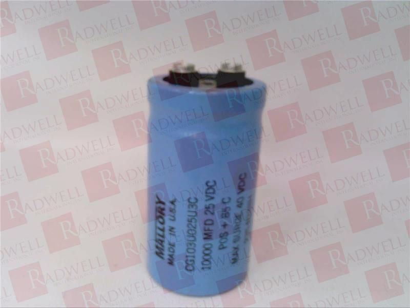 CORNELL DUBILIER CG103U025U3C