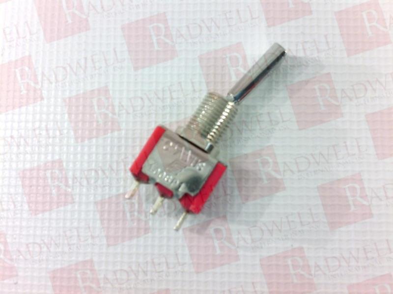 SWITCH, TOGGLE, SPDT, 5A, 120VAC, 28VDC; SWITCH OPERATION:ON-ON; CONTACT CONFIGURATION:SPDT; ILLUMINATION:NON ILLUMINATED; PRODUCT RANGE:-; CONTACT CURRENT MAX:5A; SWITCH MOUNTING:PANEL MOUN ...