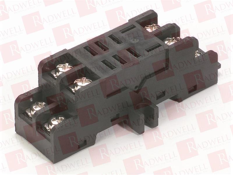 RELAY SOCKET, 6 MINI, 8 BLADES, UNGUARDED, 15 A