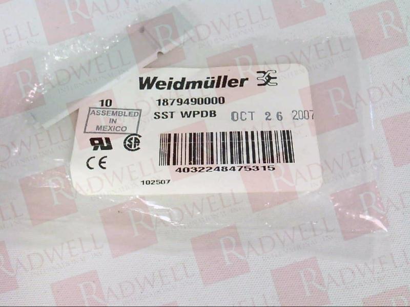 WEIDMULLER 1879490000-10PK