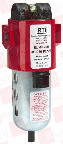 READING TECHNOLOGIES INC 3P-020-P02-FI