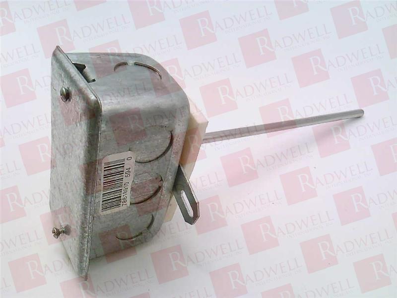 DUCT TEMPERATURE SENSOR, 1K OHM PLATINUM RTD - 3.75 TEMP. COEFF., 8" STAINLESS STEEL PROBE, OUTPUT SIGNAL RESISTANCE, MUST SPECIFY [1] ENCLOSURE [
