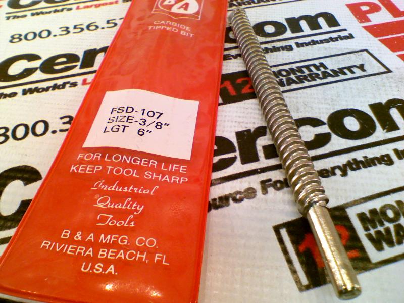 DRILL BIT 3/8X 6IN CARBIDE
