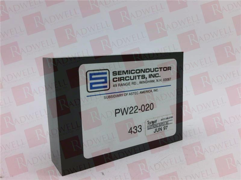 SEMICONDUCTOR CIRCUITS PW22-020