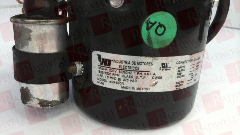 INDUSTRIA DE MOTORES ELECTRICOS 829-590/1