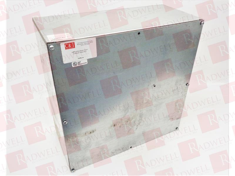 ENCLOSURE, TYPE 12, SCREW COVER GASKETED BOX, 18 X 18 X 8