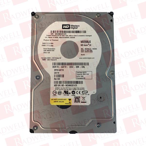 WD2500JS Hard Drive by WESTERN DIGITAL