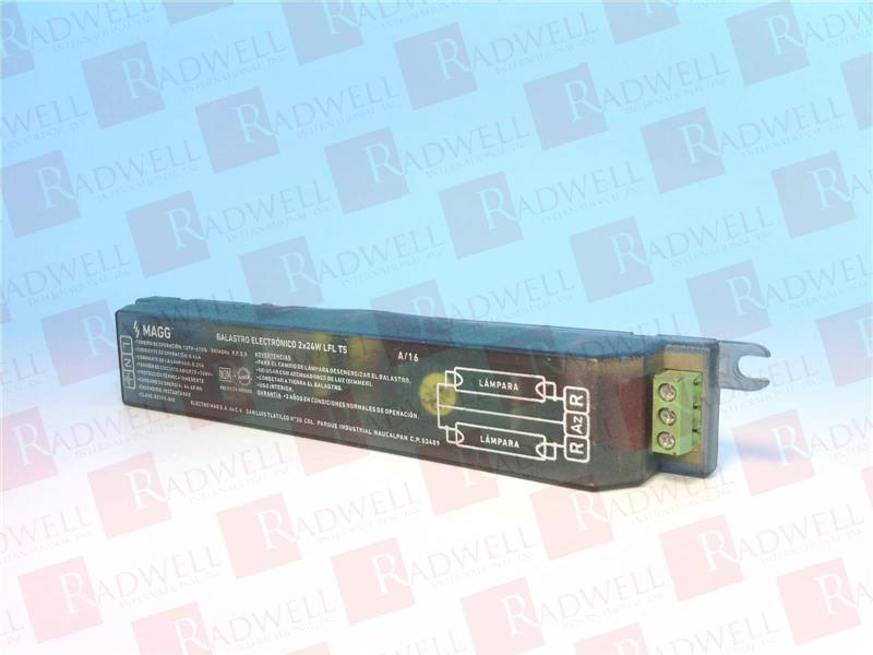 ELECTRONIC BALLAST, 2X24W LFL T5, 127V