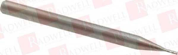 0.7MM, 2.1MM LOC, 3MM SHANK DIAM, 1-1/2" OAL, 4 FLUTE, SOLID CARBIDE SQUARE END MILL SINGLE END, UNCOATED, SPIRAL FLUTE, 30° HELIX, CENTERCUTTING, RIGHT HAND CUT, RIGHT HAND FLUTE, SERIES 11 ...
