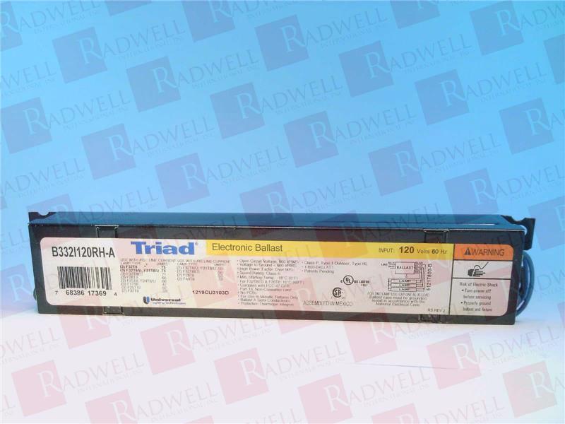 UNIVERSAL LIGHTING TECHNOLOGY B332I120RH-A000I