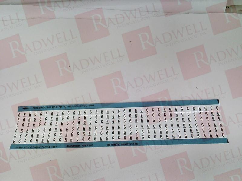 BRADY TWM-6-PK-EACH