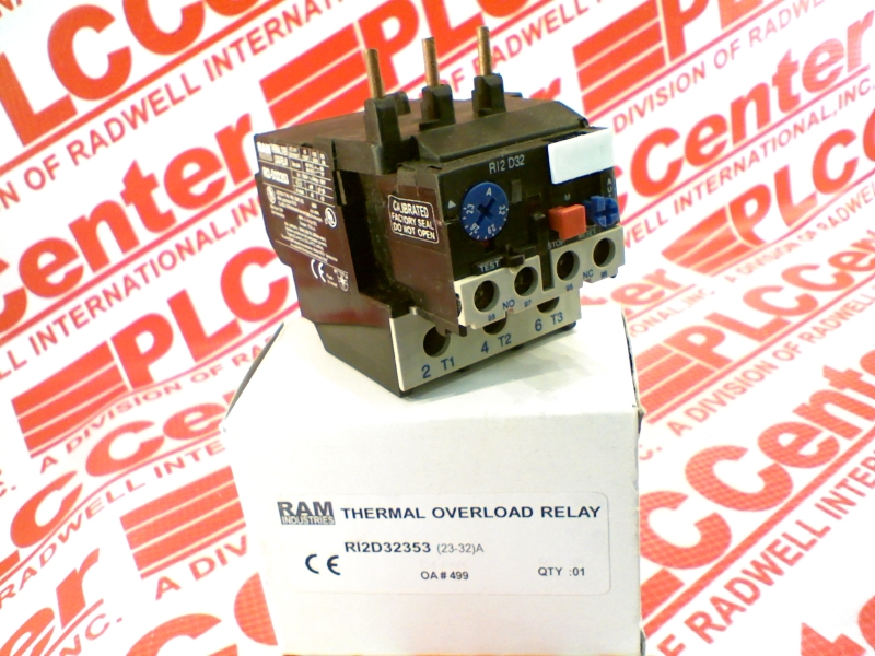OVERLOAD RELAY THERMAL 23/32AMP 3POLE 750V 1NO/1NC