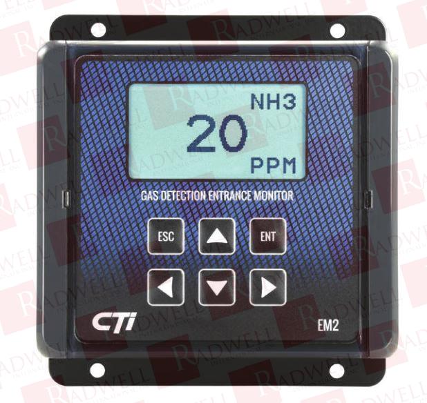GAS DETECTION ENTRANCE MONITOR CONTROLLER / ALARM PANEL, NEMA 4X / IP68, MULTI-POINT, SINGLE CHANNEL, RELAY / 8 AMP / SPDT, 3 INCH LCD DISPLAY, 4-20 MA INPUT, DOES NOT INCLUDE POWER SUPPLY
