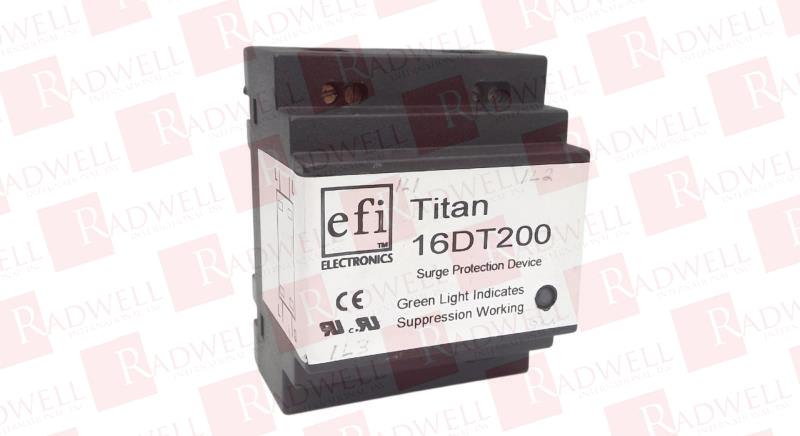 EFI ELECTRONICS 16DT200