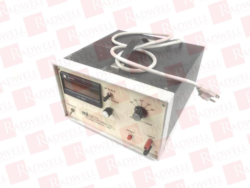  , FLUXMETER, 110VAC/DC, 0.25AMP, 50/60HZ