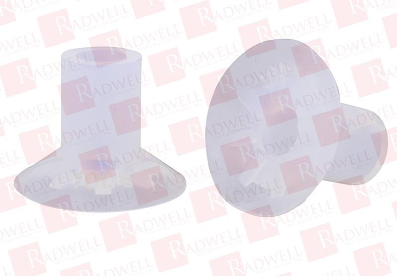 10F.035.100.02 - 35MM FLAT FDA SILICONE SUCTION CUP WITH CLEATS (1008)