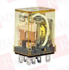 MIDGET POWER RELAY- 110VDC, DPDT, 10 AMPS, CARTON QUANTITY: 10