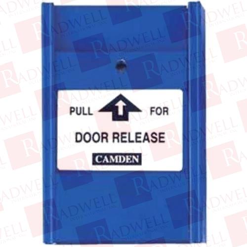 DOOR ACTIVATION DEVICE PULL STATION, 1-GANG BOX MOUNT, 1NC SWITCH, 4-1/2" LENGTH X 3-1/2" WIDTH X 1-3/8" DEPTH, EXTRUDED ALUMINUM, BLUE