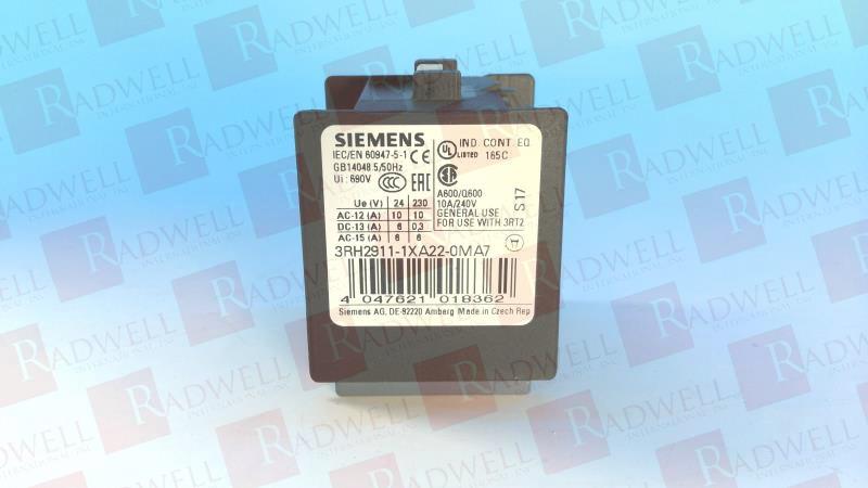 SIEMENS 3RH29111XA220MA7