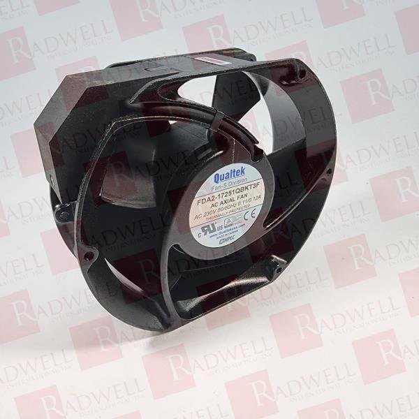 FDA2-17251QBKT3F Fan/Thermal Management for Control Panel by QUALTEK