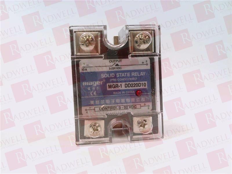 SOLID STATE RELAY, 1 CHANNEL, 10 AMP, 220 VDC