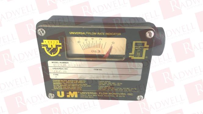 UNIVERSAL FLOW MONITORS WB8GM-6-A1WD