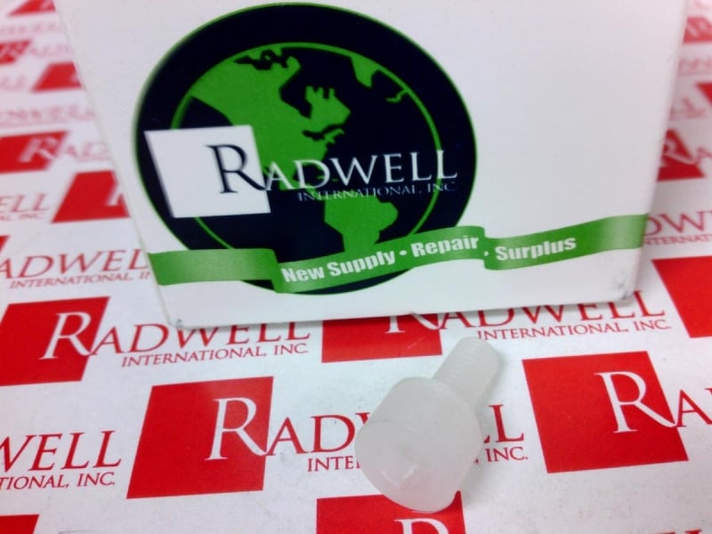 FASTENER THREADED WHITE