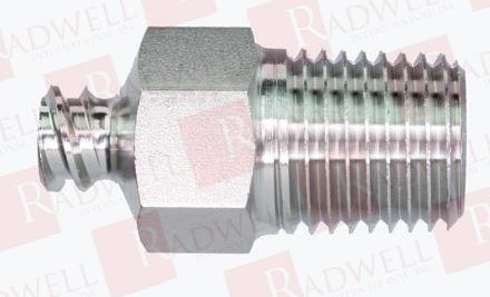 PNEUMATIC FITTING, PLASTI-MATE, FEMALE LUER, 1/4IN NPT MALE THREAD, STSTL 316