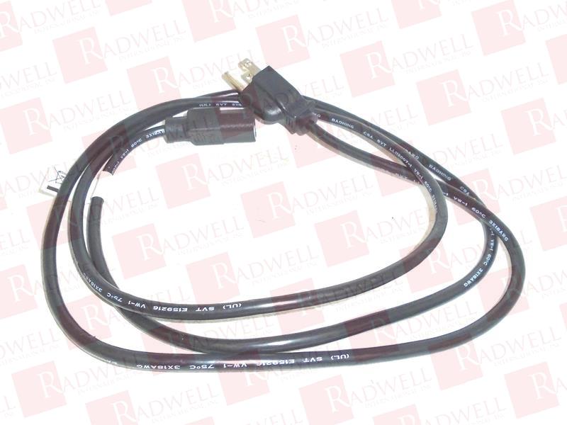 BAOHING ELECTRIC WIRE & CABLE, LL112007-1, LL1120071, POWER CORD, 10A, 3PIN, 125V, MALE/FEMALE, 7FT