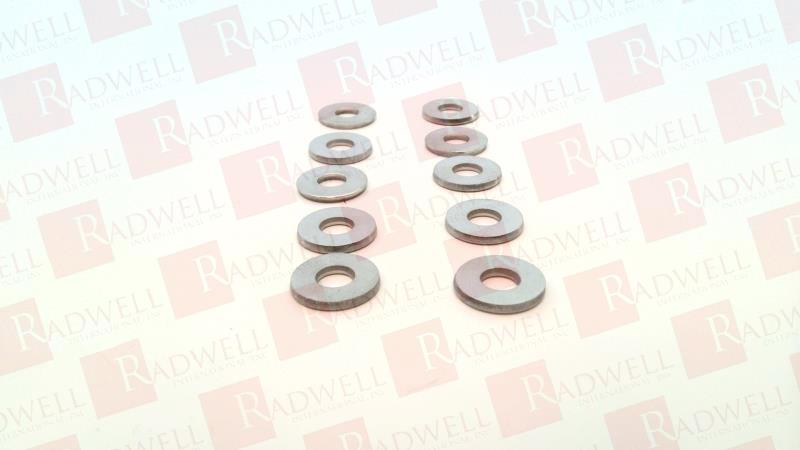 FLAT WASHER, STAINLESS STEEL, 3/8 BOLT SIZE, 13/16 INCH OD, 13/32 INCH HOLE DIA, 1/8 INCH THICK