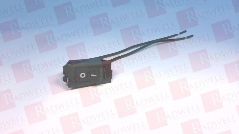 ROCKER SWITCH, SPST, ON-OFF, BLACK, 5 INCH LEADS