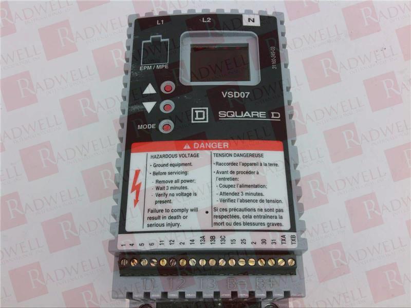 SCHNEIDER ELECTRIC VSD07U09P10