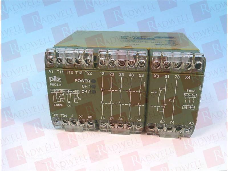 PILZ PNOZ3-120VAC-5S-1O-1W