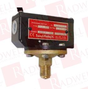 PRESSURE SWITCH, 0.2-4BAR, 3-60PSI, OVERLOAD PROTECTION: 70BAR, 1/4IN BSP MALE, PARALLEL, BRASS CONNECTION WITH A BERYLLIUM COPPER DIAPHRAGM, NITRILE SEAL, 4PIN PLUG AND SOCKET WITH 5M FLYIN ...
