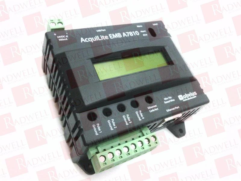 DATA ACQUISITION SYSTEM, ACQULITE, PULSE INPUT, EMB DATA ACQUISITION SERVER, 24 VDC, DIGITAL